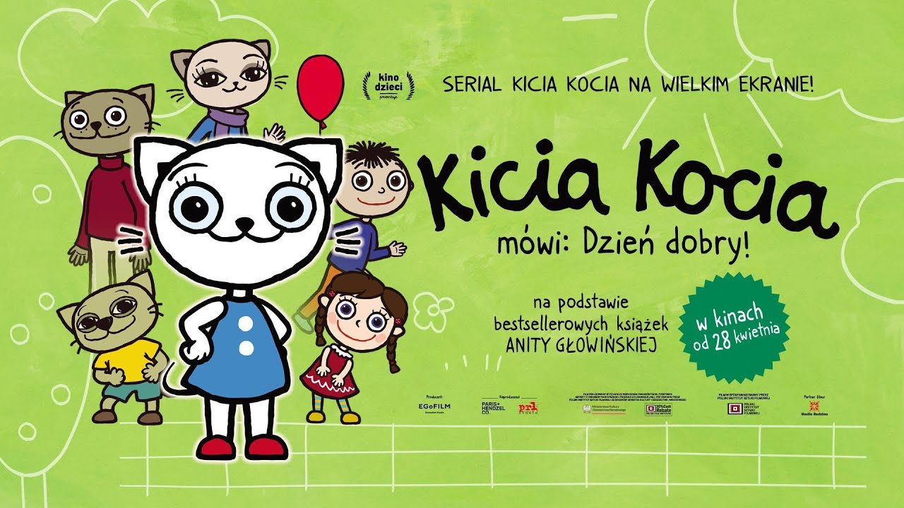 plakat kicia kocia m&oacute;wi dzień dobry