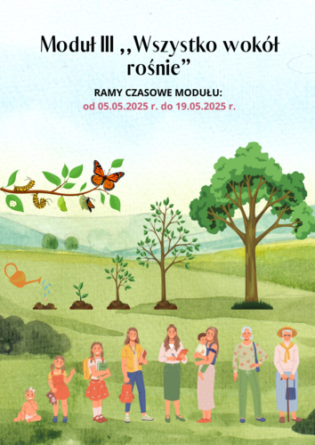Plakat wszystko rośnie 