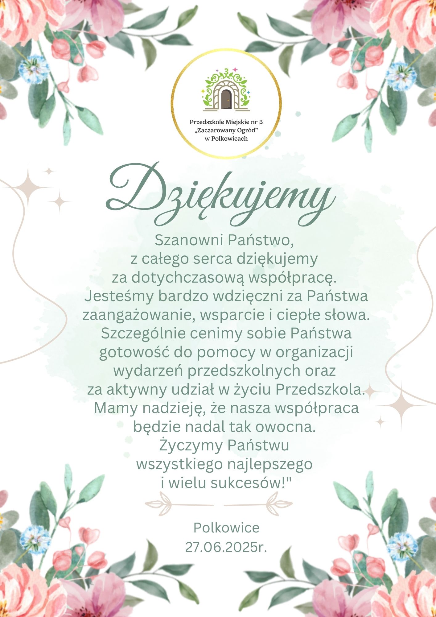 dziękuję 