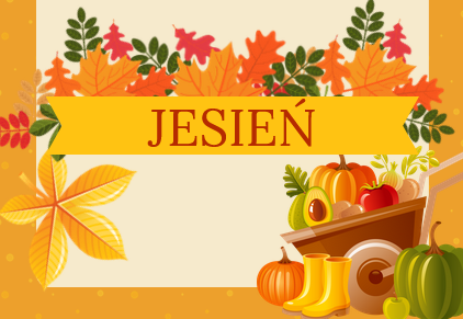 Plakat powitanie jesieni